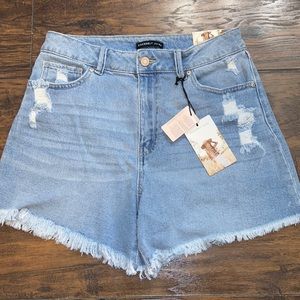 Denim shorts